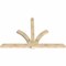Ekena Millwork Redmond Rough Sawn Timber Gable Bracket, Douglas Fir, 108"W x 72"H x 4"D x 6"F, 16/12 Pitch GBW108X72X0406RED00RDF - alternate 5